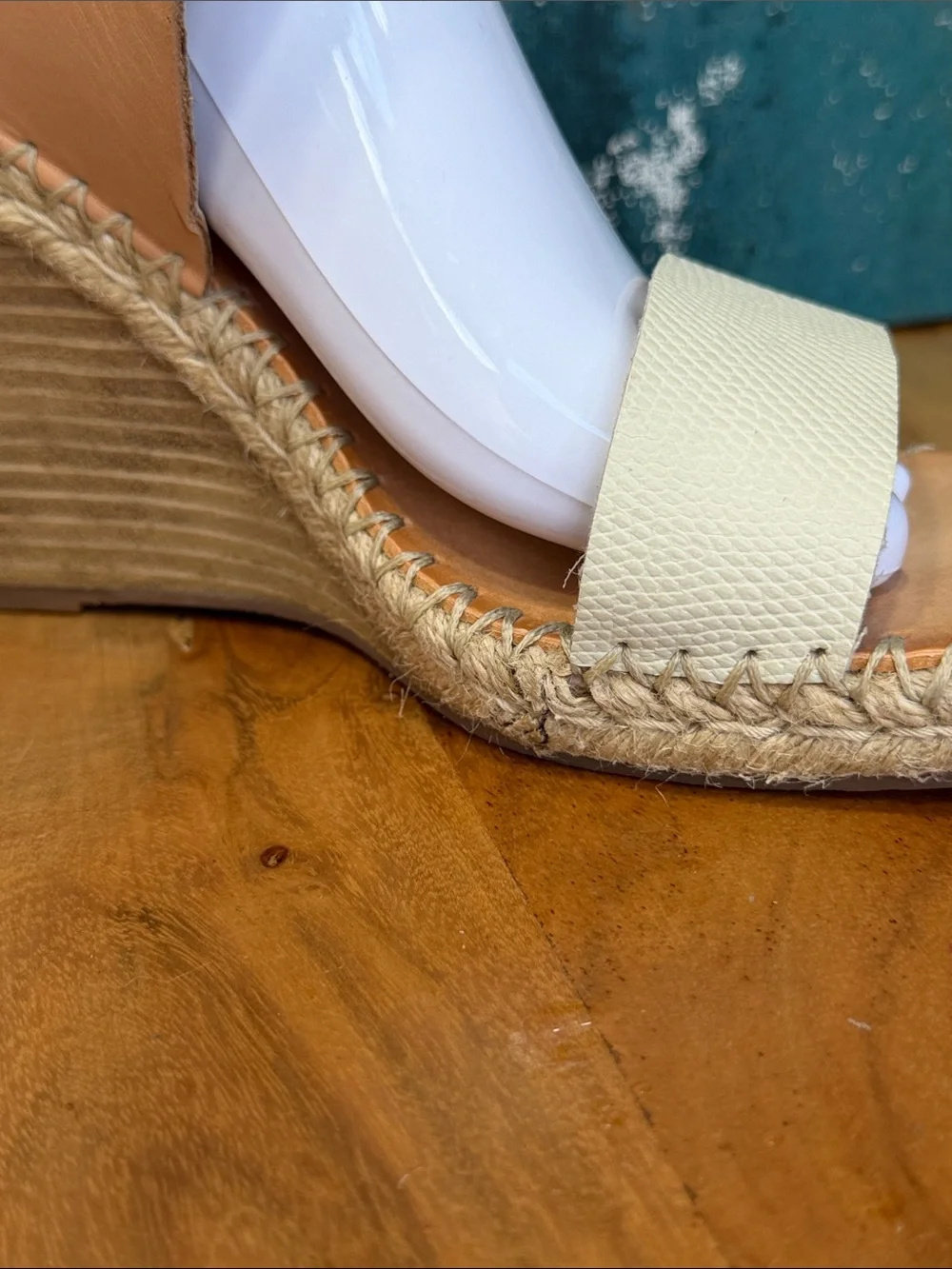 Dolce Vita 2010’s Coastal Boho Tan/Cream Espadrille Wedges Size 10 (VGUC)